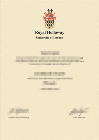 皇家霍洛威大学专升硕毕业证 rhul123 diploma