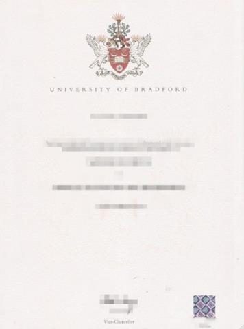 布拉德福德大学学历模板 University of Bradford diploma