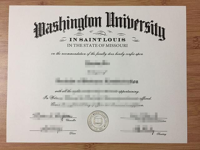 圣路易斯华盛顿大学毕业Z Washington University in St Louis diploma
