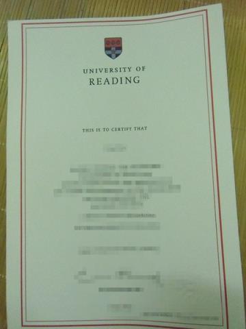 雷丁大学毕业学位 University of Reading diploma