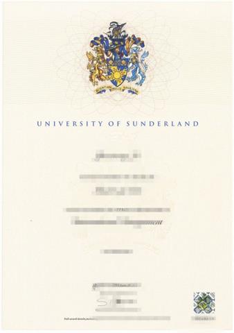桑德兰大学毕业Z University of Sunderland diploma