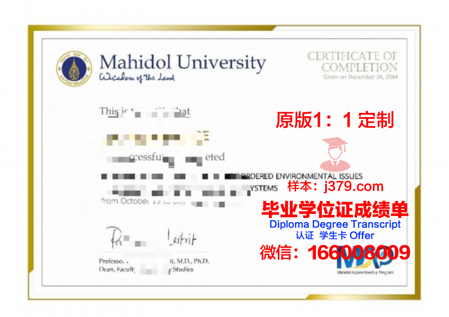 玛希隆大学学位证(玛希隆大学本科申请)