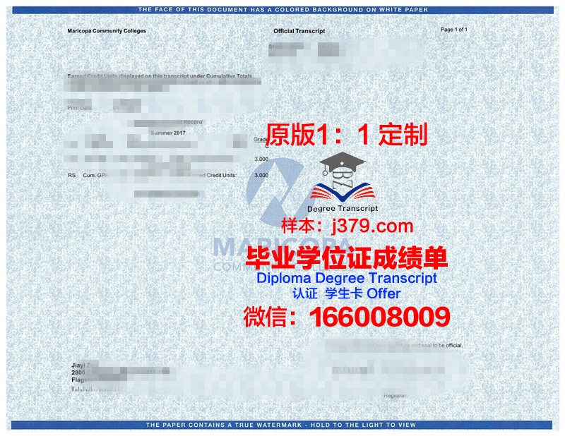 米诺托·德·迪奥斯大学学院证书成绩单