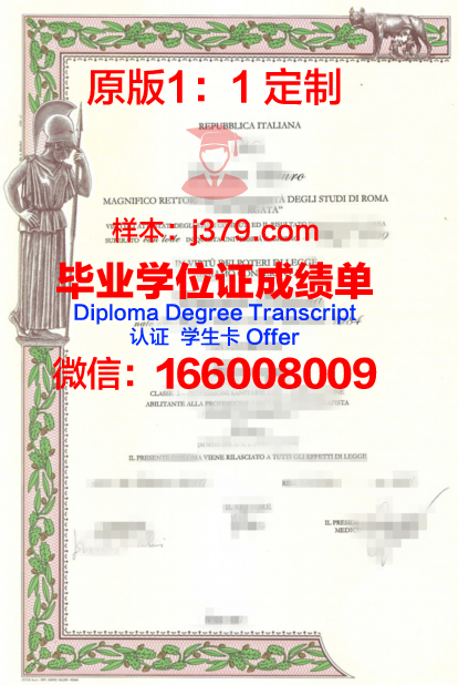 罗马第二大学研究生毕业证(罗马第二大学世界排名)