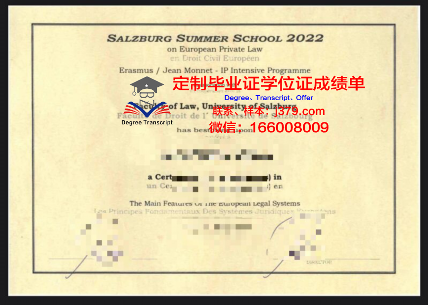 萨尔茨堡高等专业学院博士毕业证书(萨尔茨堡有张床)
