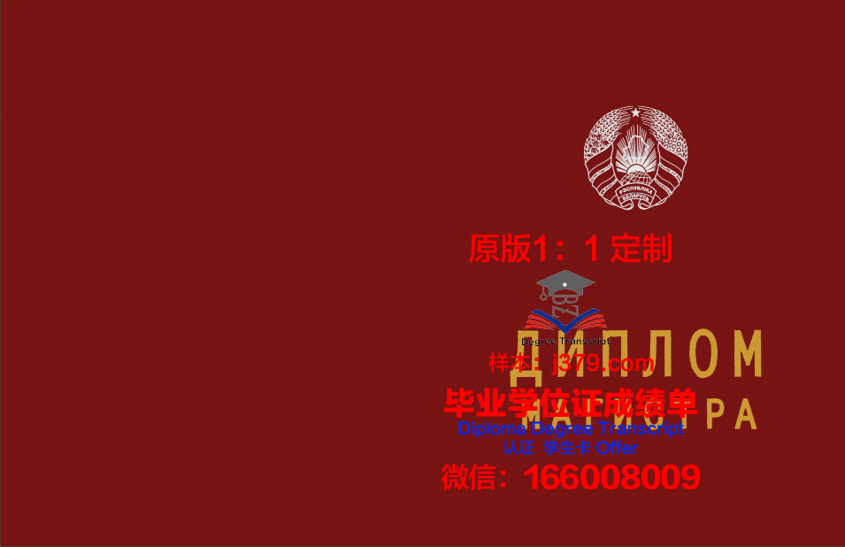 俄罗斯国立旅游与服务大学研究生毕业证书(俄罗斯旅游管理专业)