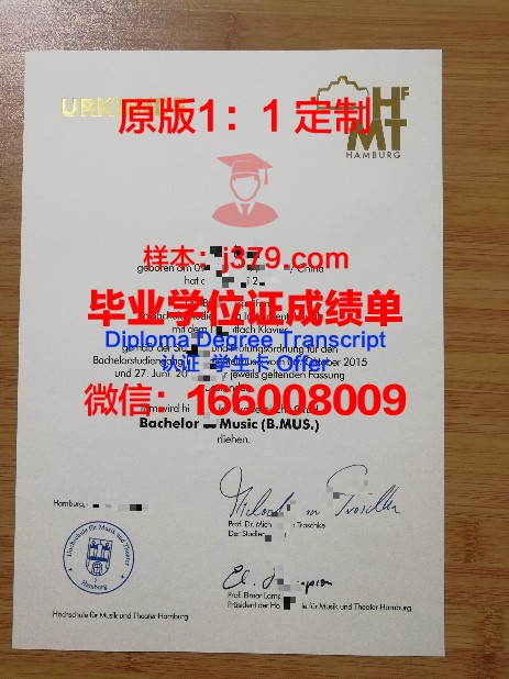 汉堡大学毕业证学位文凭学历Diploma