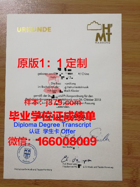 汉堡大学硕士毕业证(汉堡大学研究生申请条件)