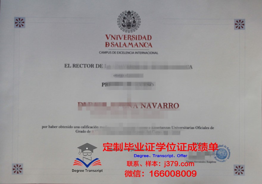 萨拉曼卡大学学位证书(萨拉曼卡大学入学条件)