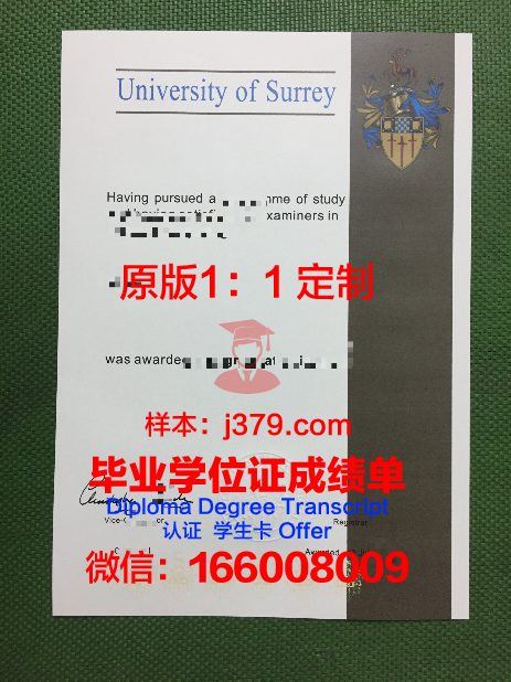 萨戈达大学毕业证书原件(萨里大学毕业证)