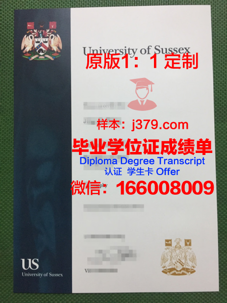 萨塞克斯毕业证书：一份具有国际声誉的学术证书